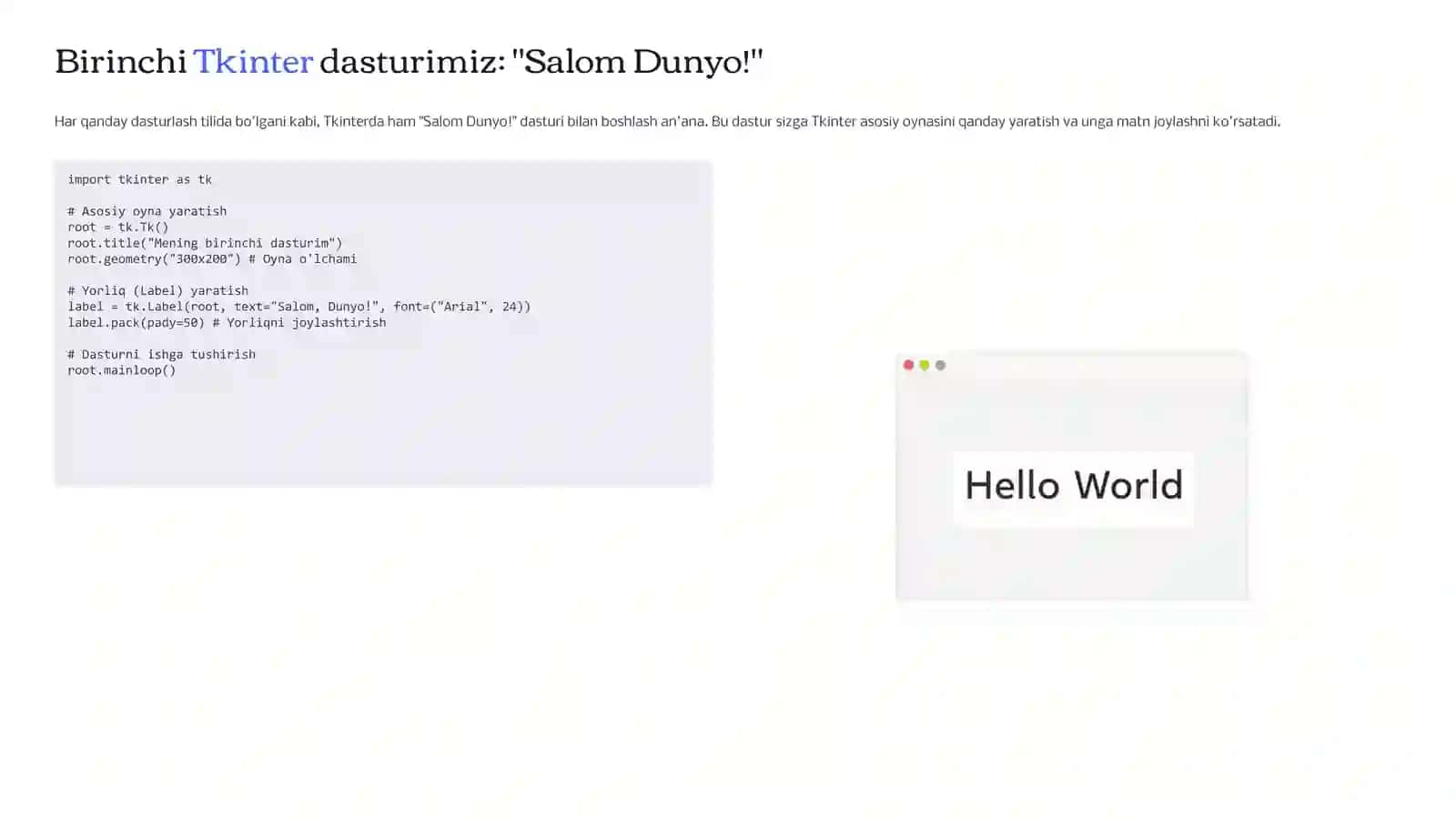 PYTHON TILIDA DASTURLASH 4