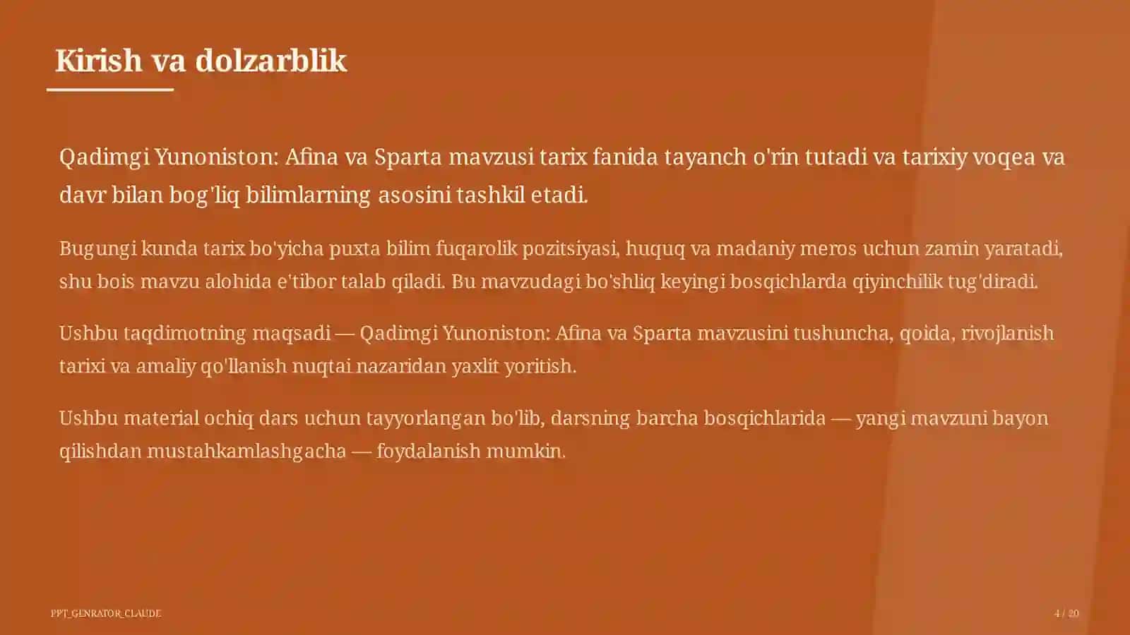 Qadimgi Yunoniston: Afina va Sparta (6-sinf) 4