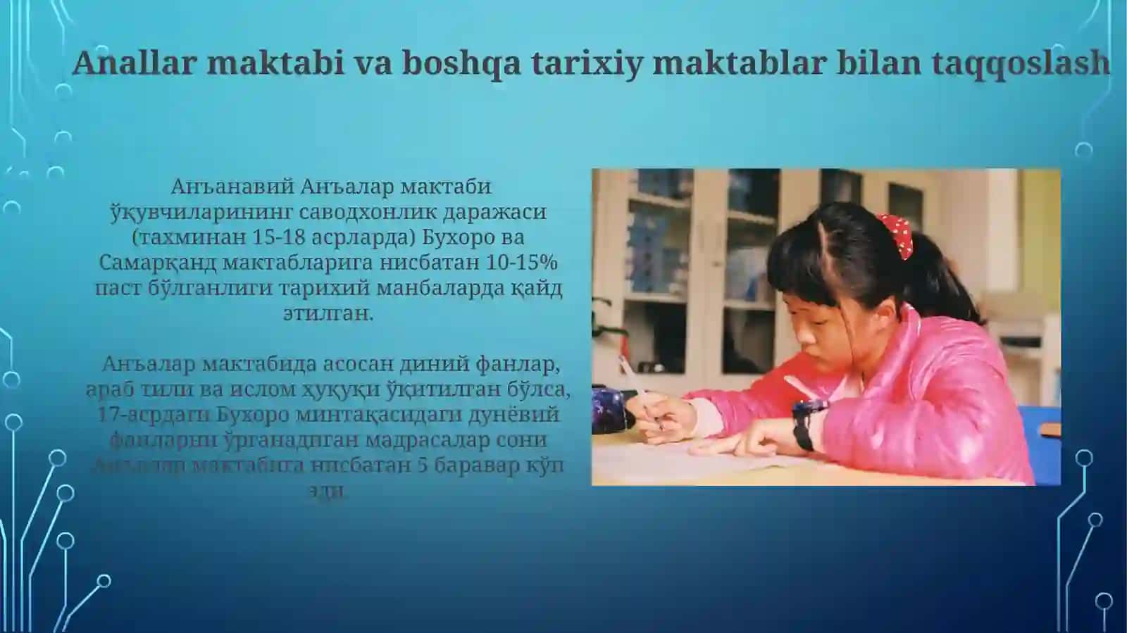 Anallar Maktabi Faoliyati 4