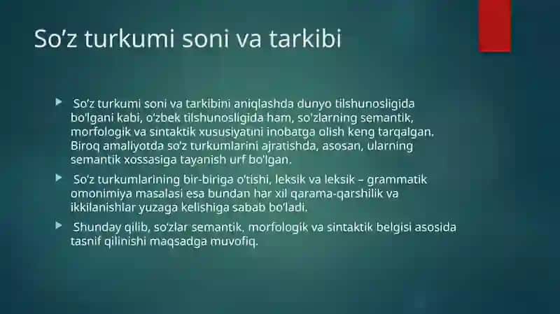 Oʻzbek Adabiy tili 4