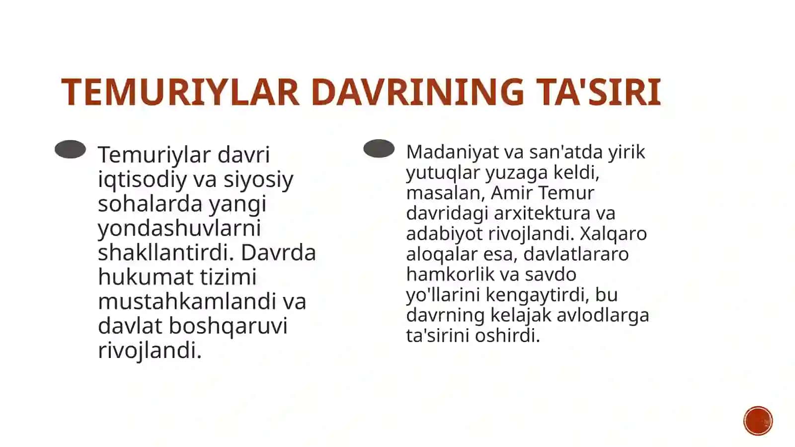 TEMURIYLAR DAVRI TARIXSHUNOSLIGI 4