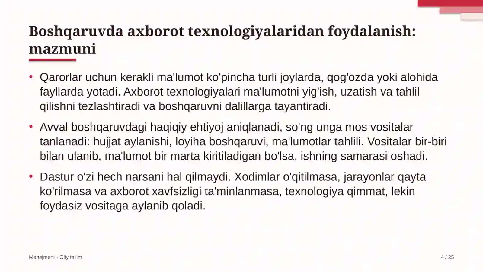 sayyohlik agentliklarida boshqaruvda axborot texnologiyalaridan foydalanish 9909 4
