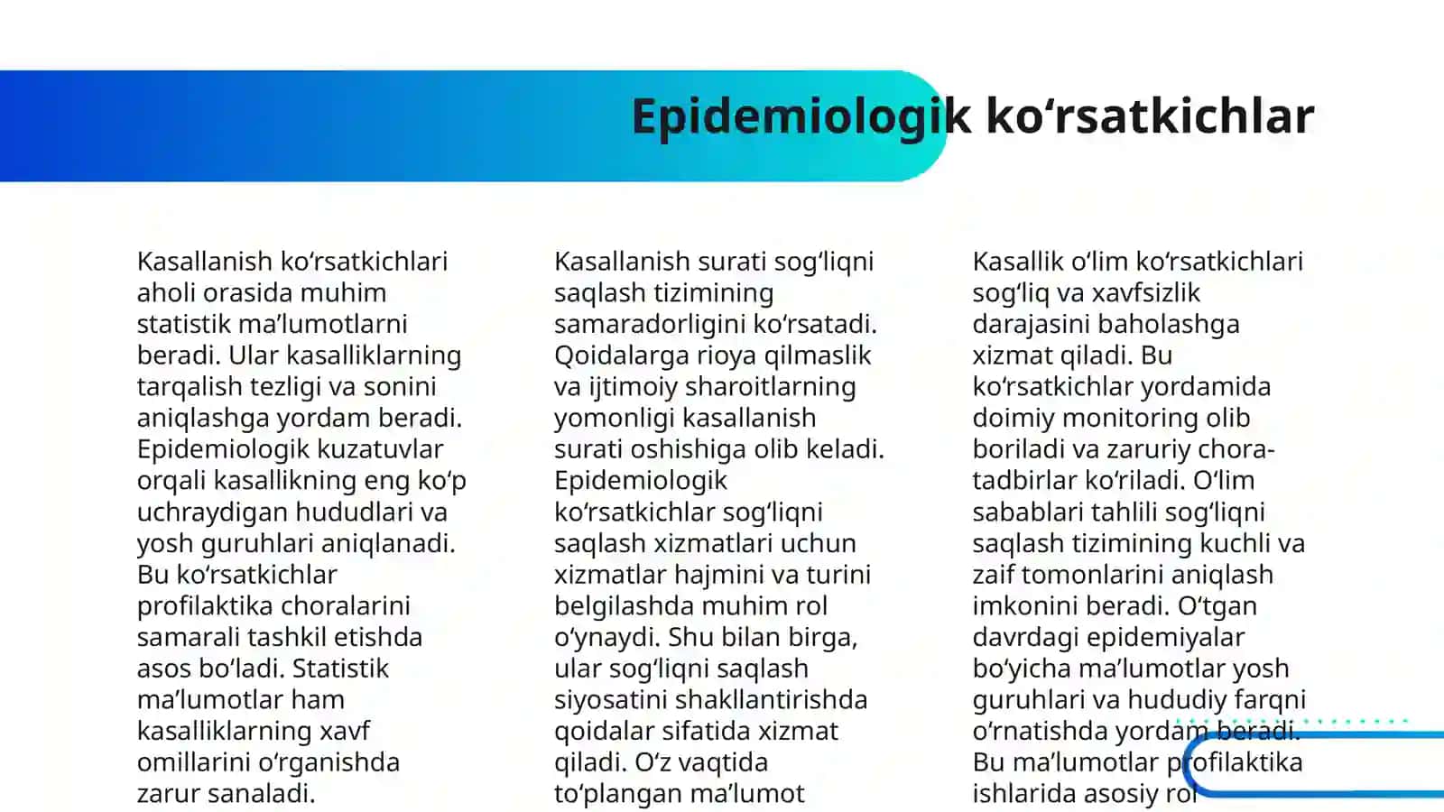 AHOLI KASALLANISHINI O'RGANISH VA UNING PROFILAKTIKASIDA HAMSHIRALARNING O'RNI 4