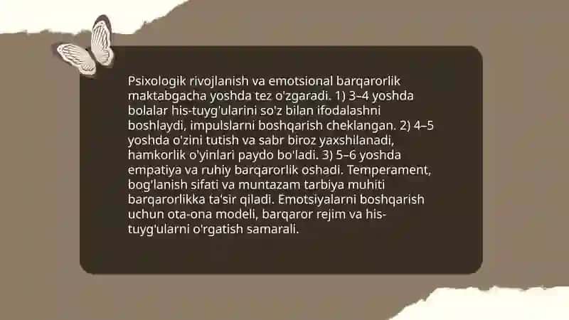 Maktabgacha Yoshdagi Bolalarning Rivojlanishi va Ta'lim-Tarbiyasi 4