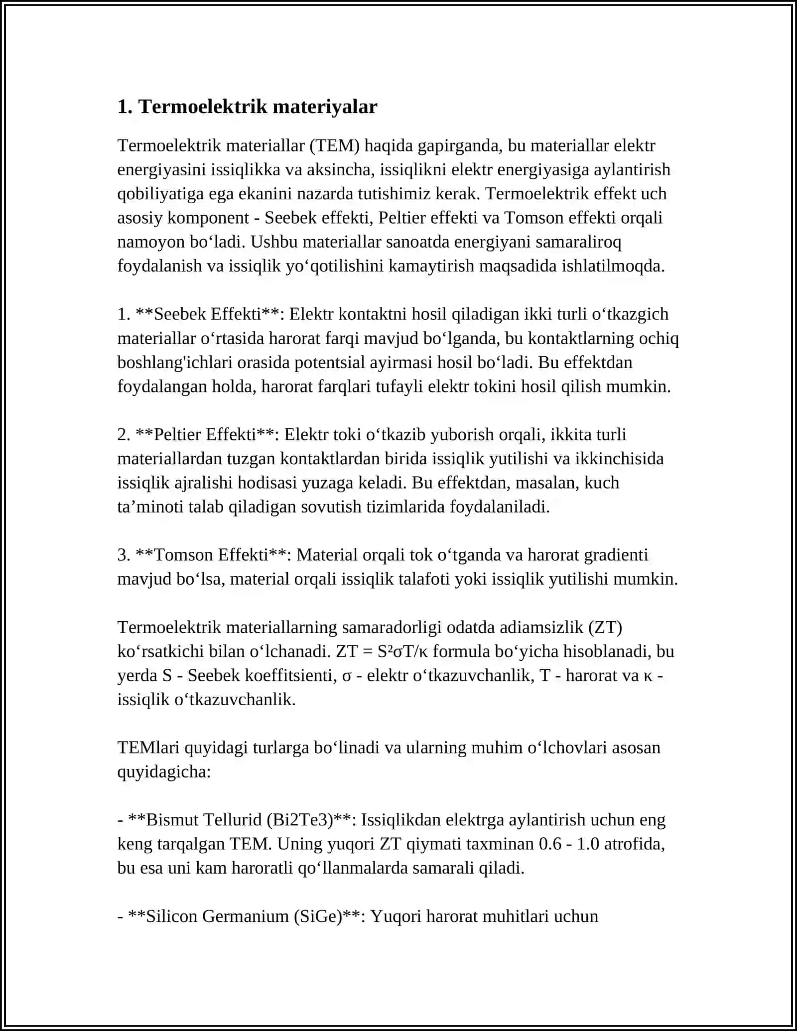 TERMOELEKTRIK HODISALAR 4