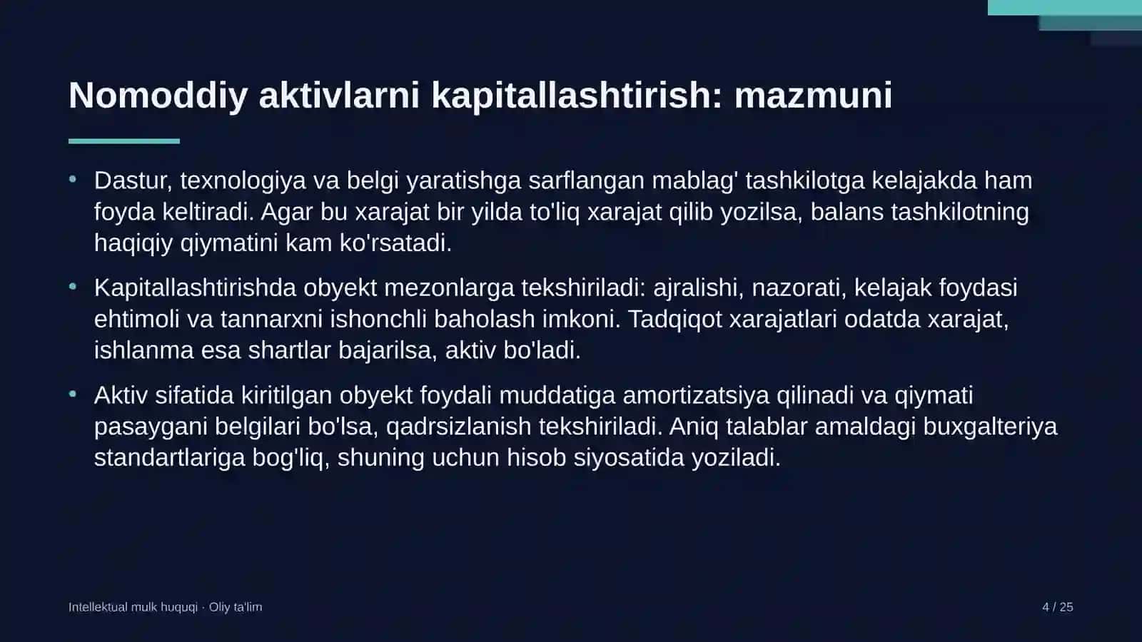 Eksport faoliyatida nomoddiy aktivlarni kapitallashtirish 4