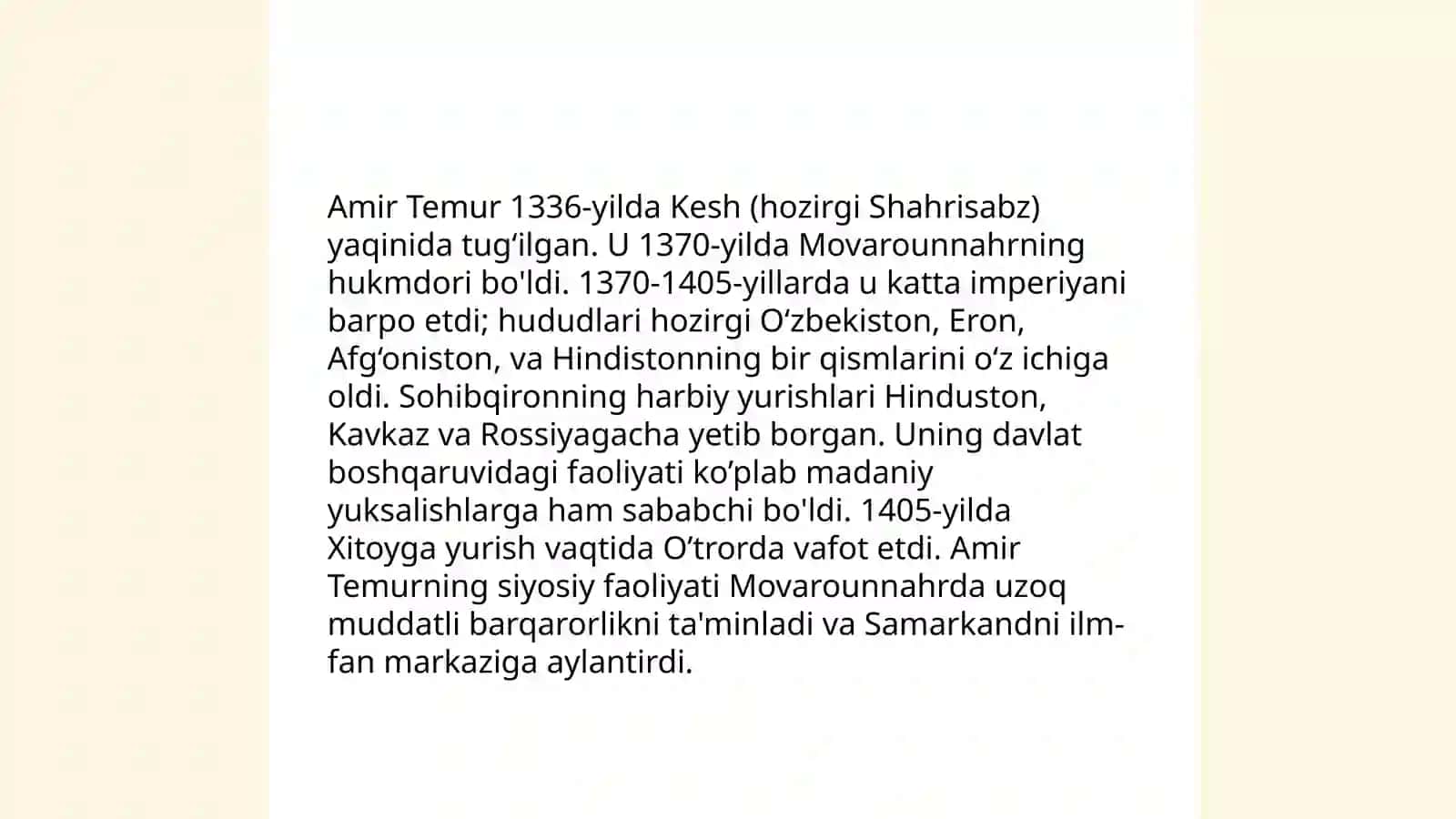 Amir Temur 4