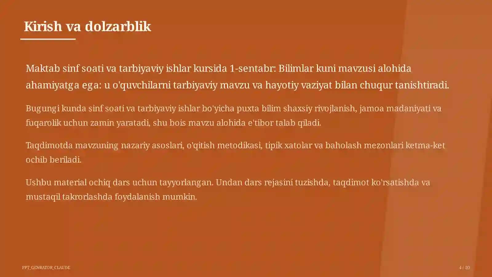 1-sentabr: Bilimlar kuni 4