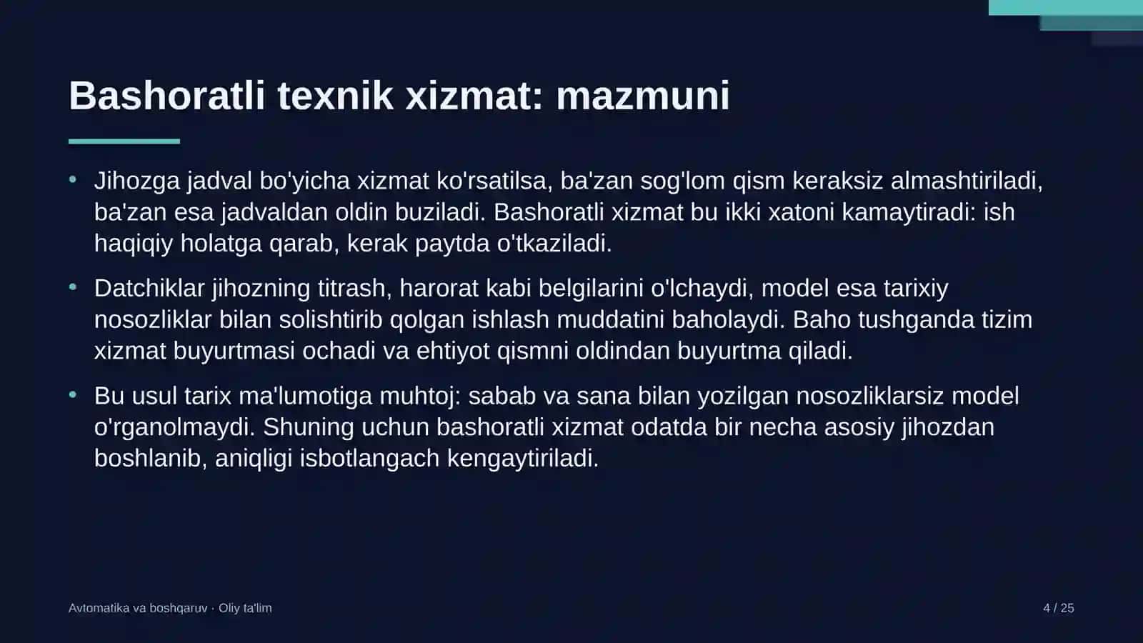 sartaroshxonalarda bashoratli texnik xizmat ko'rsatish 6660 4