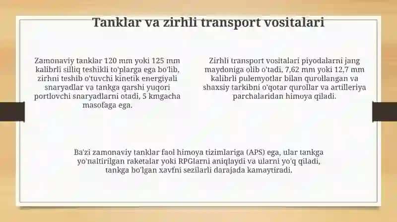 Zamonaviy armiyaning qurollari 4