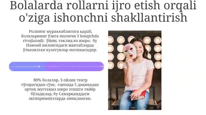 Bolalarda Teatr Faoliyati va Ijodiy Fikrlash 4