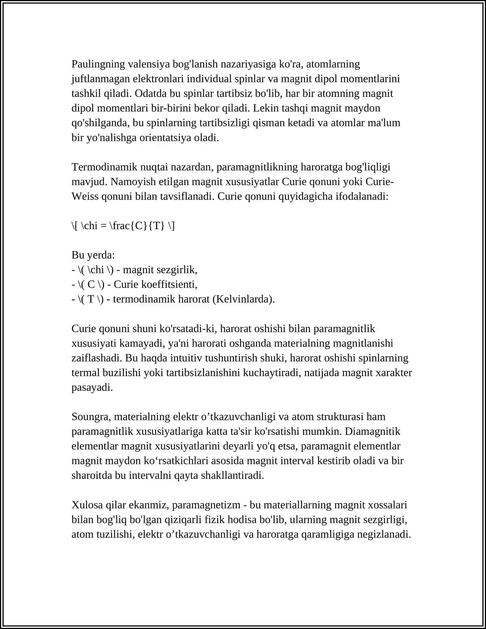 PARAMAGNETIZM 4