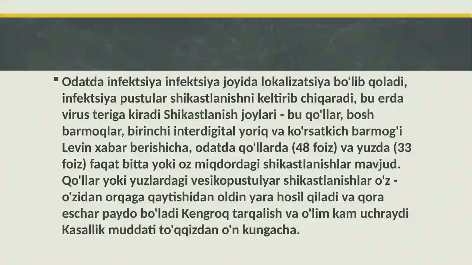 Chechak kasalligi 4