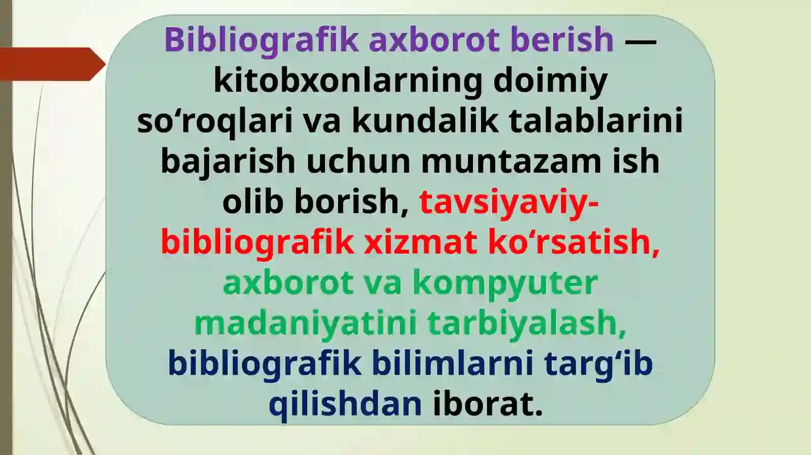 Kutubxonalarning Bibliografik Faoliyati 4