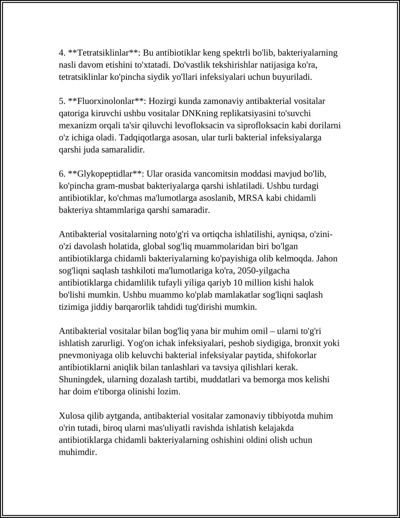 DORI VOSITALARI NOMENKLATURASI 4