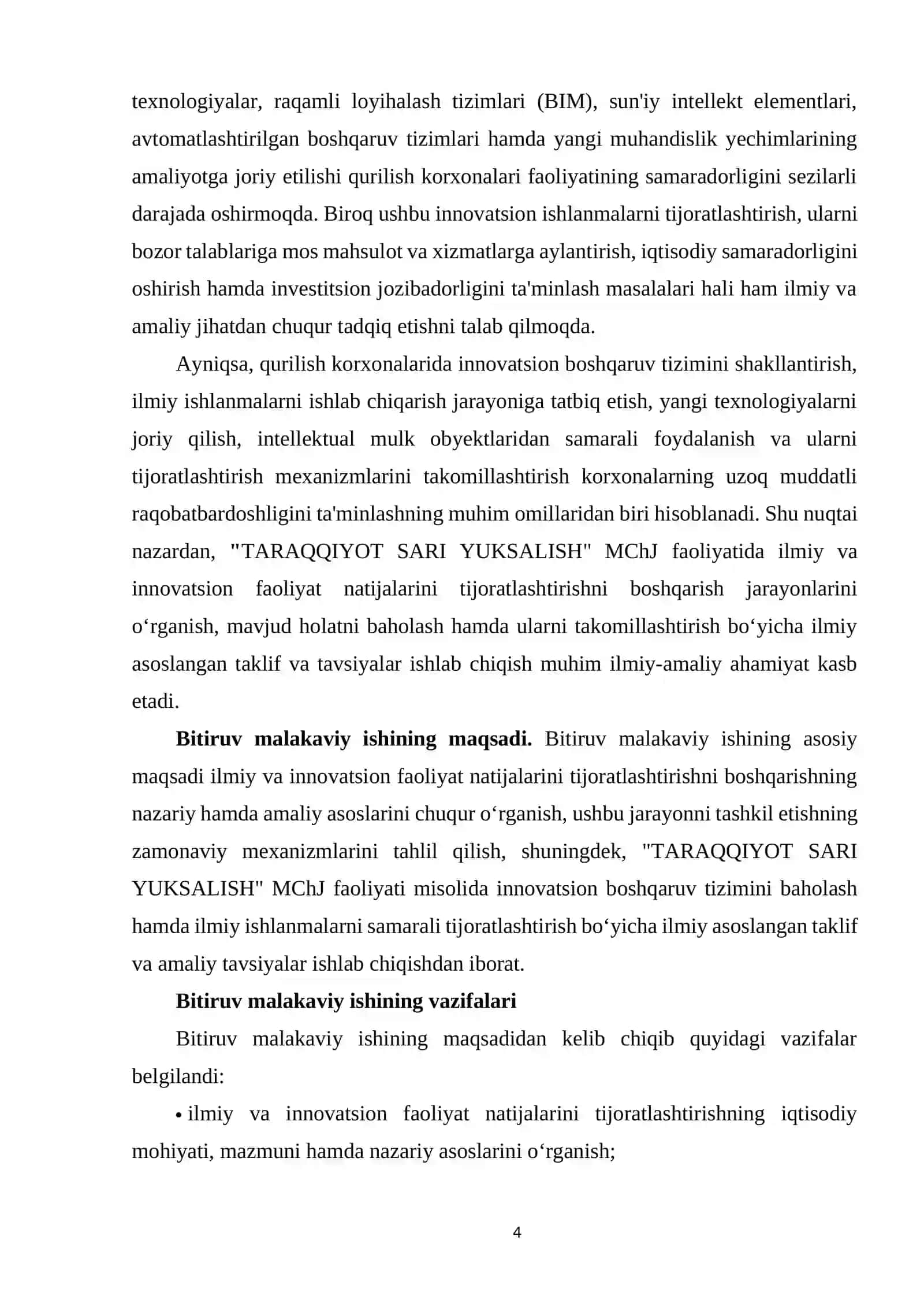 Ilmiy va innovatsion faoliyat natijalarini tijoratlashtirishni boshqarish 4