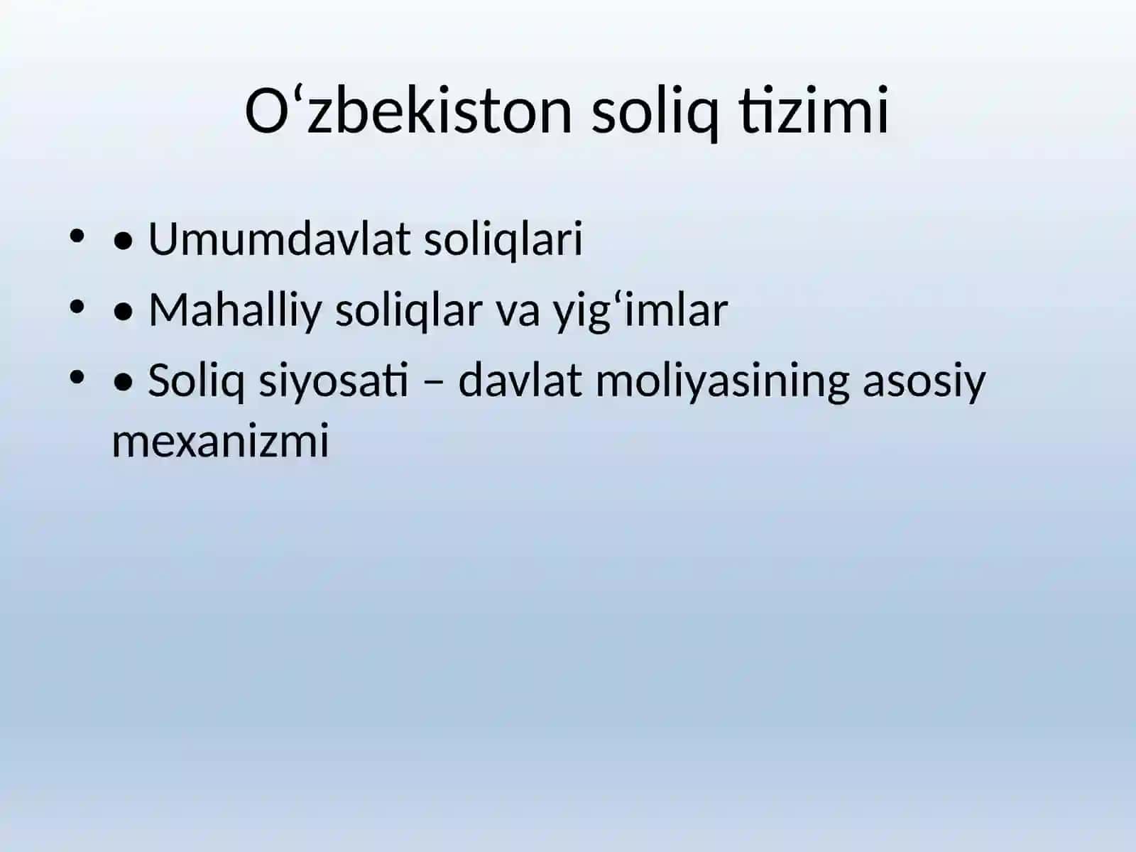 Umumdavlat soliqlari: turlari va ahamiyati 4