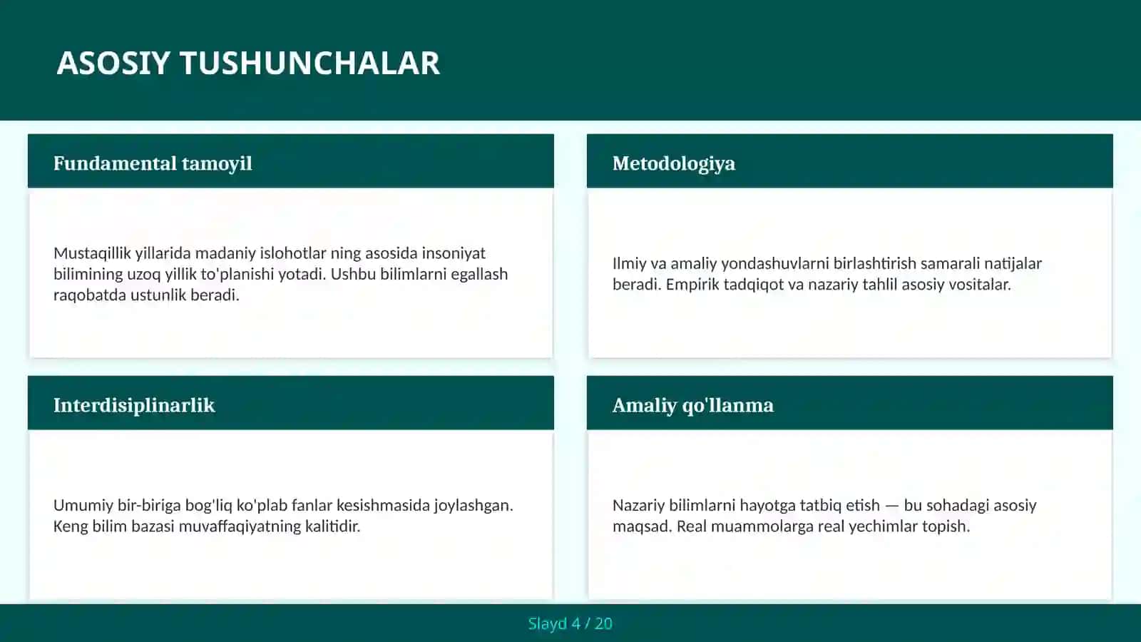 Mustaqillik yillarida madaniy islohotlar 4