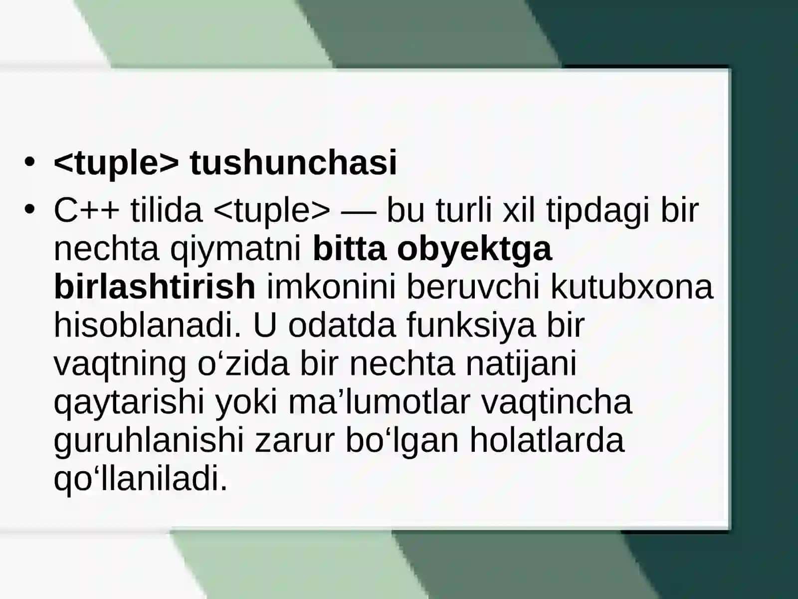 Dasturlash fanidan mustaqil ishi 4