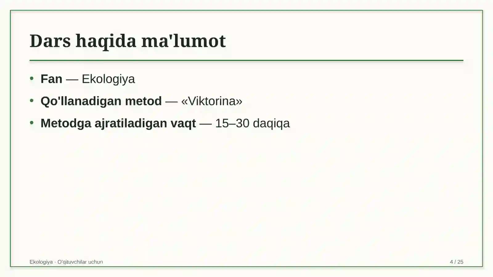 ekologiya darslarida viktorina metodidan foydalanish 2575 4