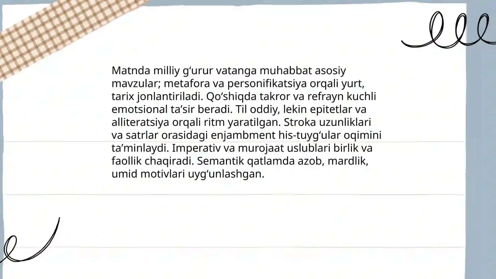 Millat qoʻshigʻi 4