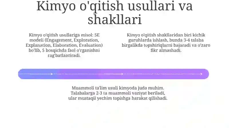 Kimyo o'qitish metodikasi 4