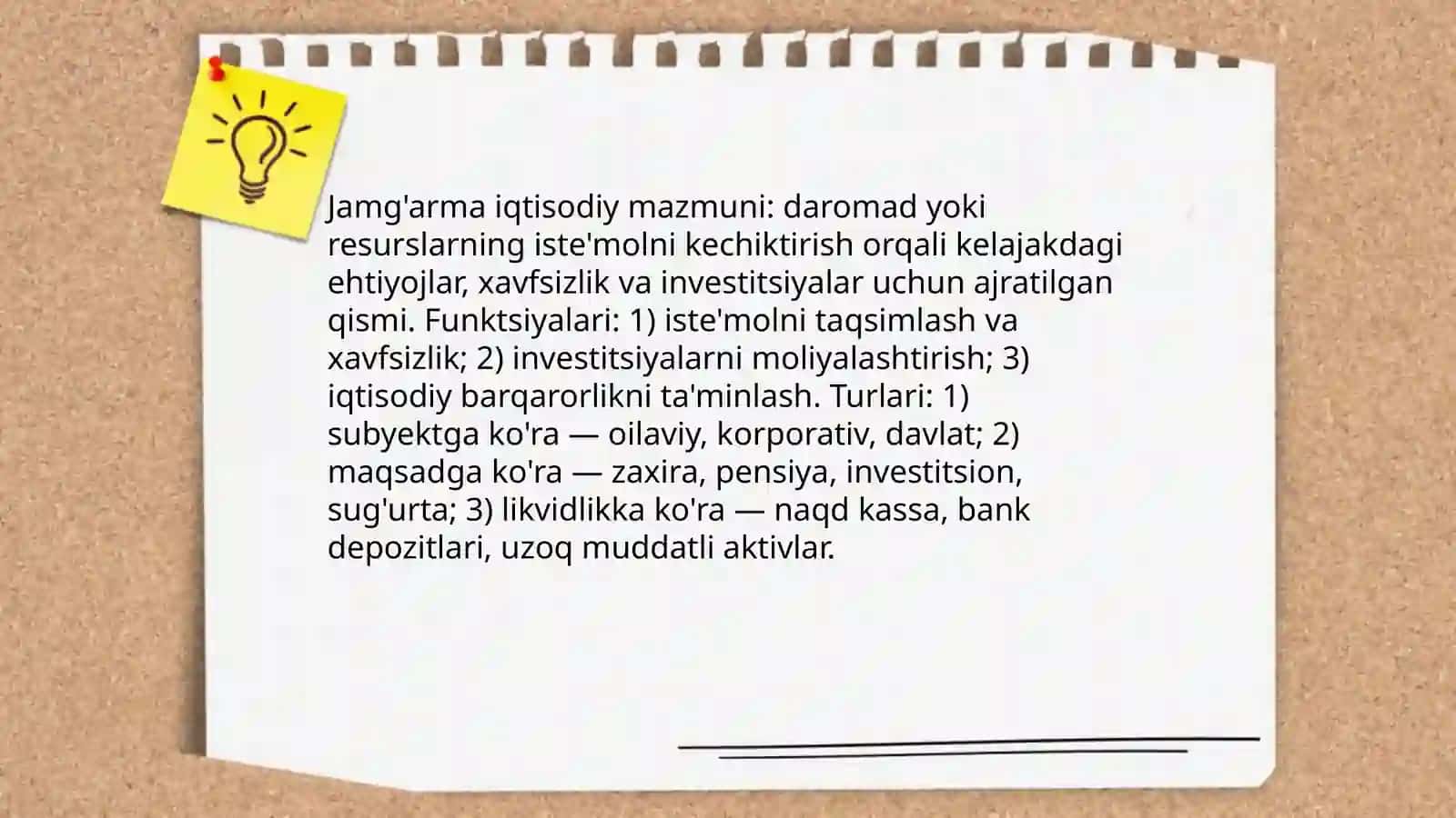 Iste'mol, jamg'arma va investitsiyalaming iqtisodiy mazmuni 4