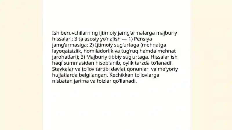 Ijtimoiy jamg‘armalarga majburiy to‘lovlar 4