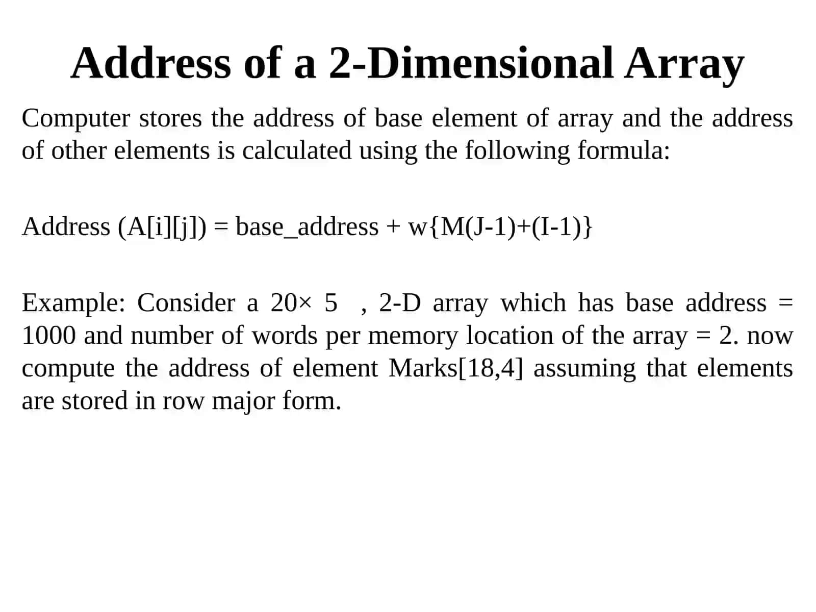 Two-Dimensional Arrays 4