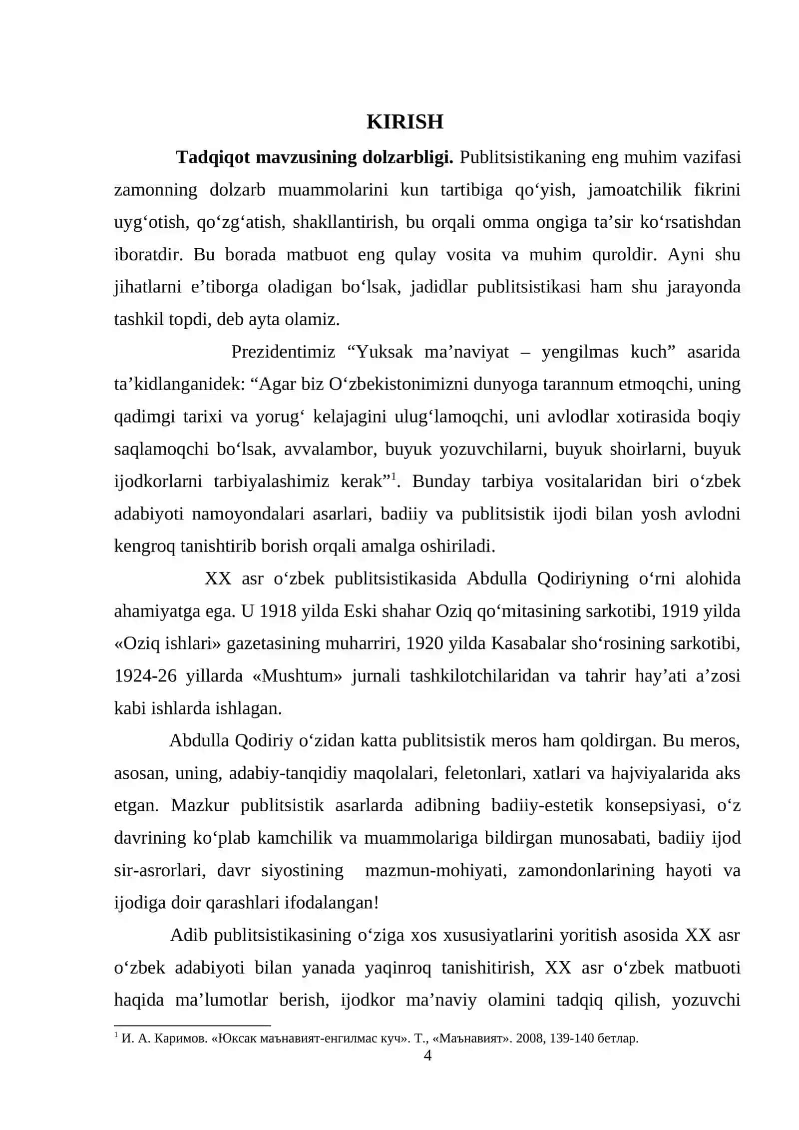 Abdulla Qodiriy publitsistikasida hayot voqeligining badiiy aks etishi 4