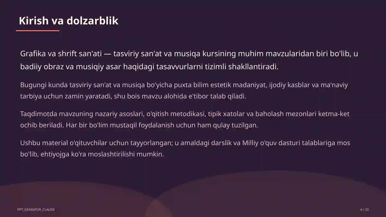 Grafika va shrift san'ati (6-sinf) 4
