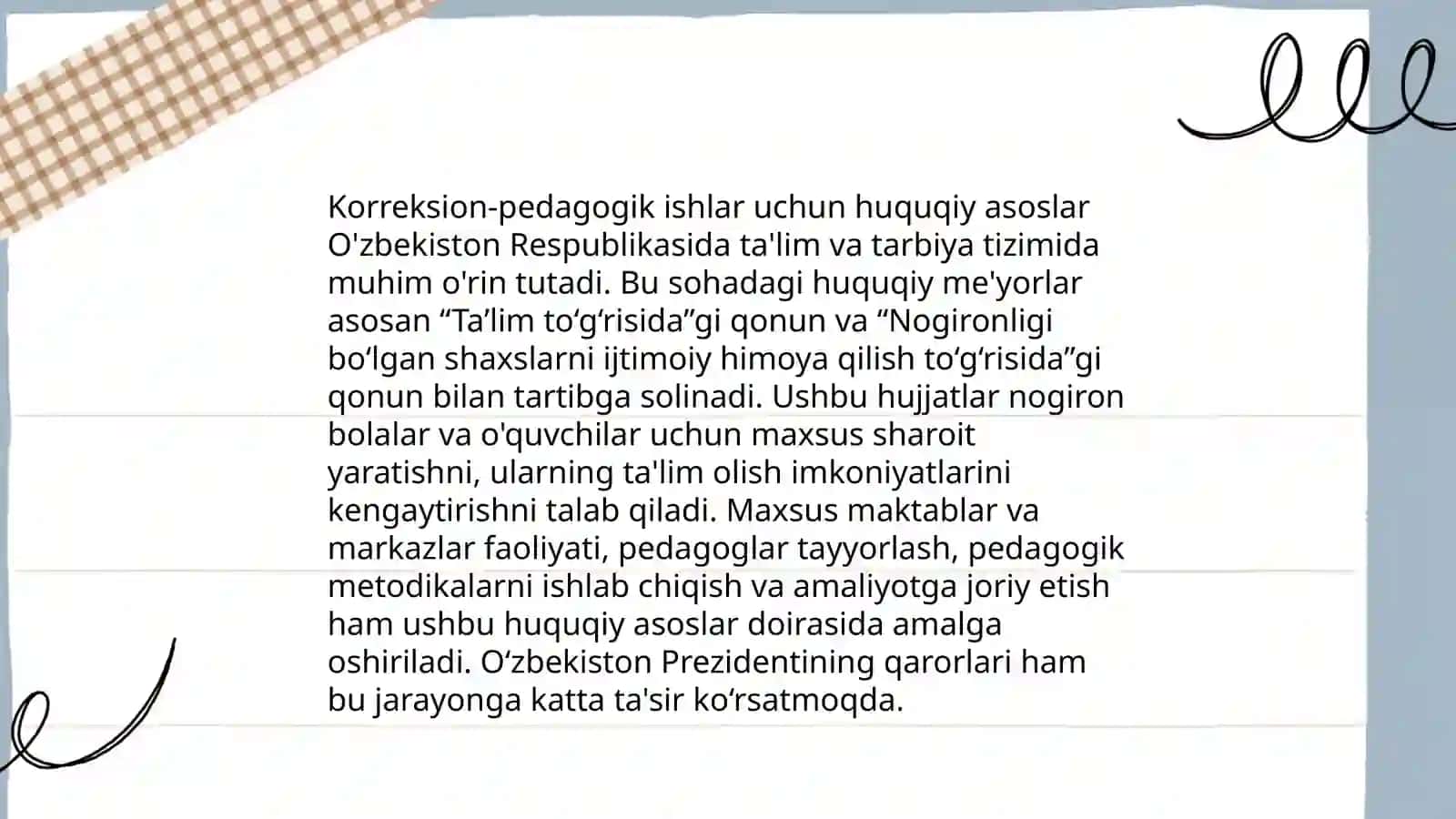 Korreksion-pedagogik ishlarni tashkil etishning tashkiliy, huquqiy, uslubiy va amaliy yordam ko‘rsatish usullari 4