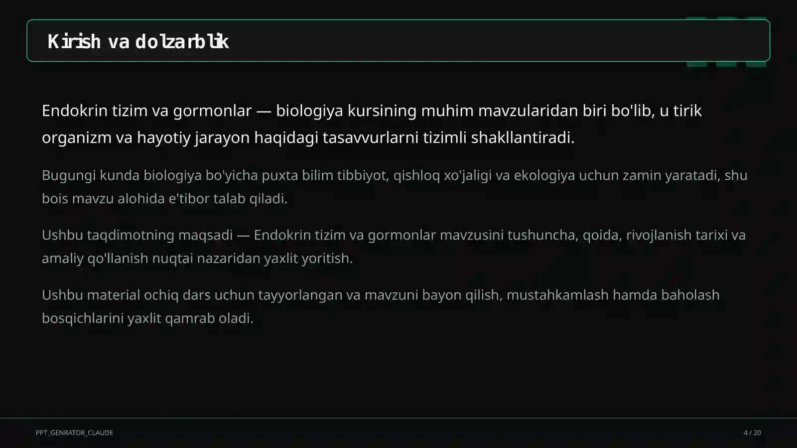 Endokrin tizim va gormonlar (8-sinf) 4
