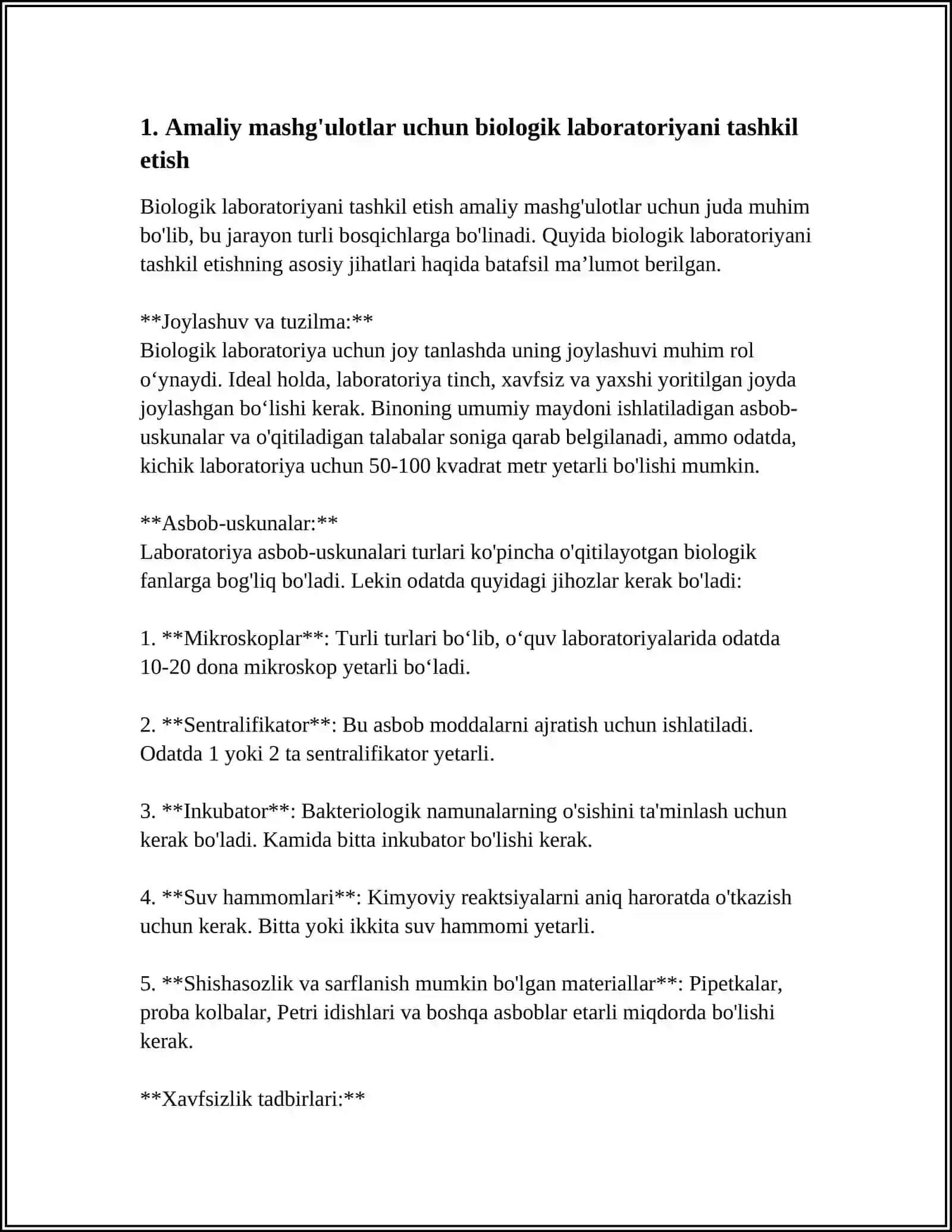 BIOLOGIYADAN AMALIY MASHG’ULOTLARNI TASHKIL ETISH VA OʻTKAZISH METODIKASI 4