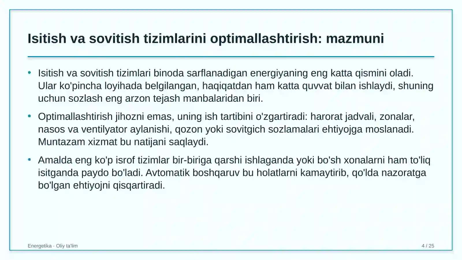 G'allachilikda isitish va sovitish tizimlarini optimallashtirish 4
