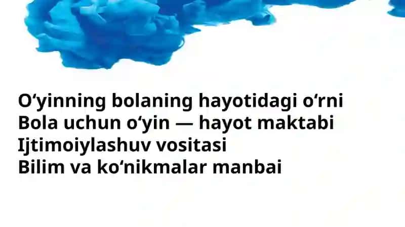 Taqdimot bolalar o'yini 4