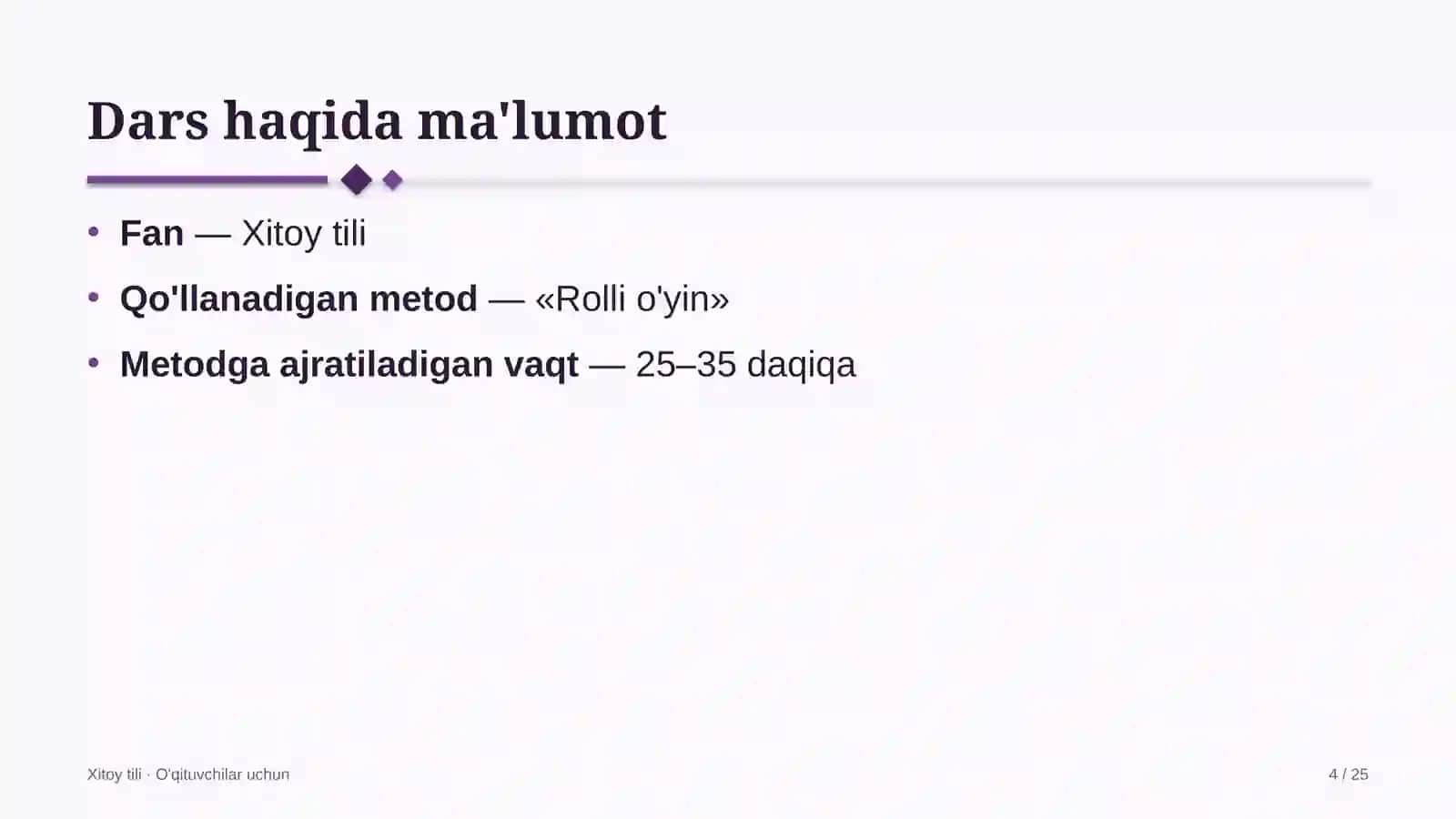 xitoy tili darslarida rolli o'yin metodidan foydalanish 4421 4