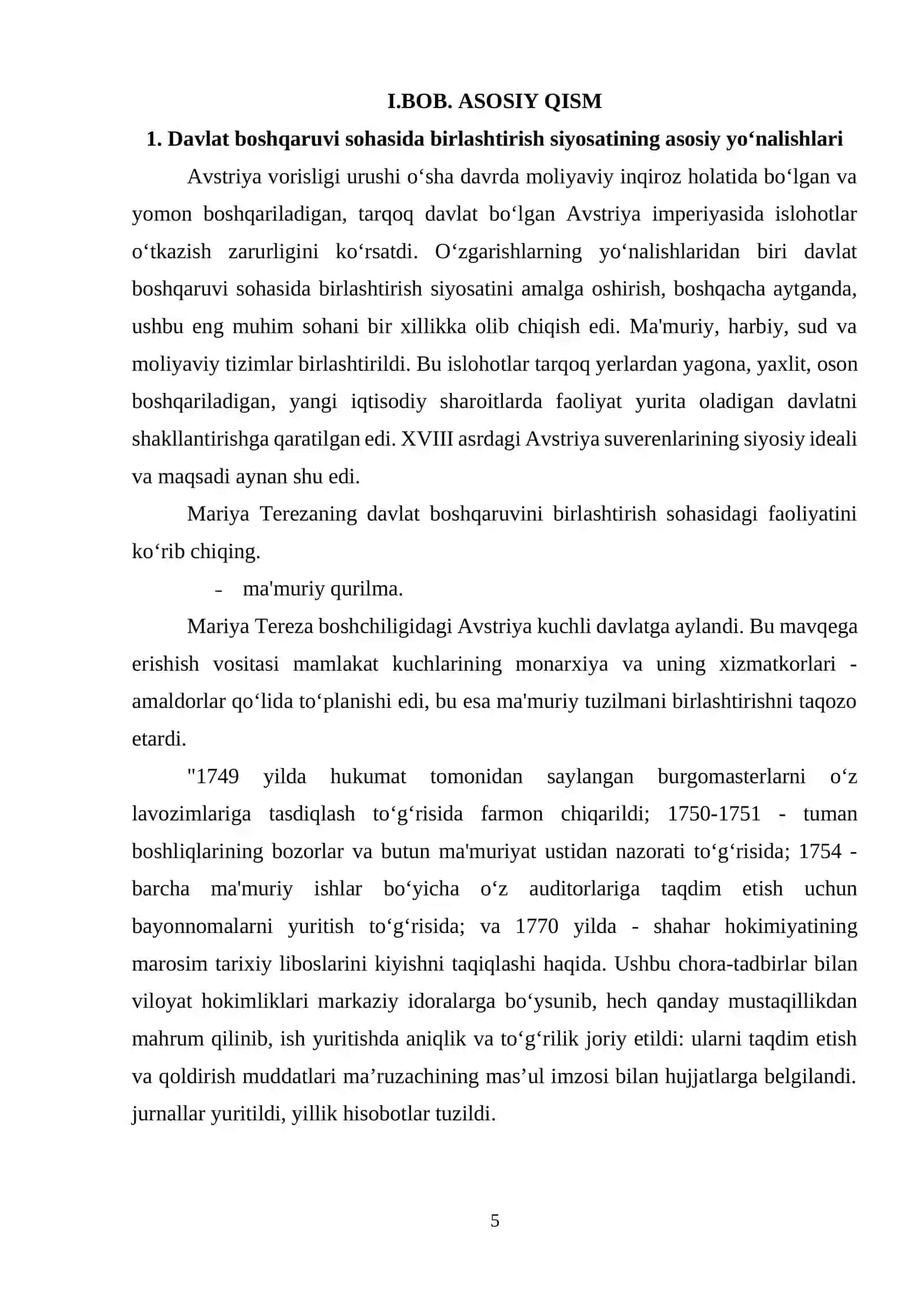 MARIYA TEREZA VA IOSIF II DAVRIDA AVSTRIYADA MA'RIFATLI ABSOLYUTIZMI 4