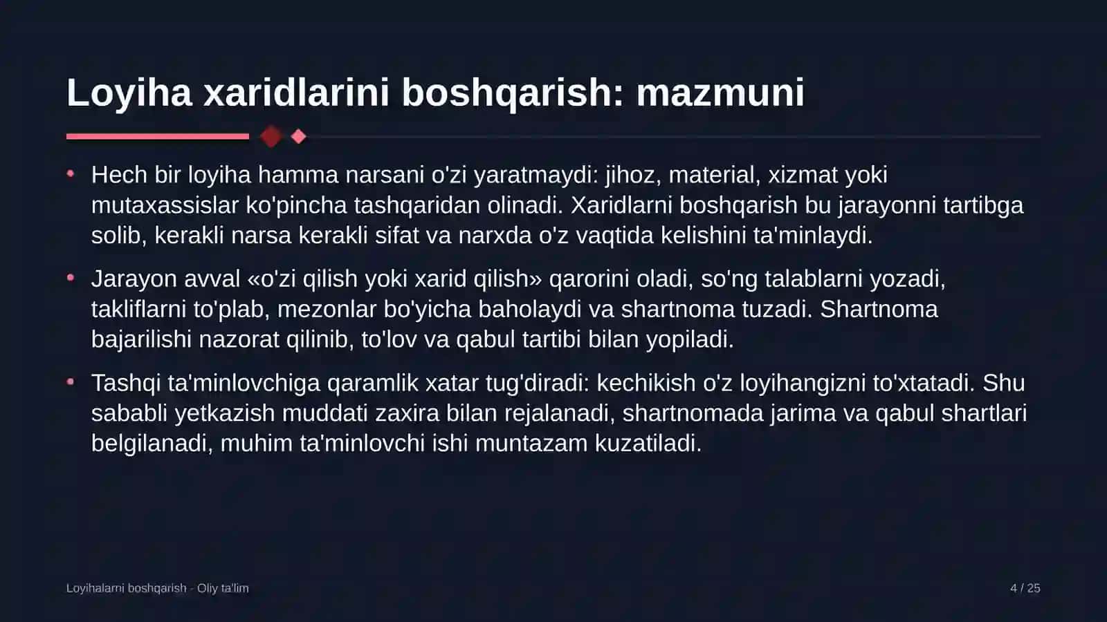 neft gaz sanoatida loyiha xaridlarini boshqarish 4173 4