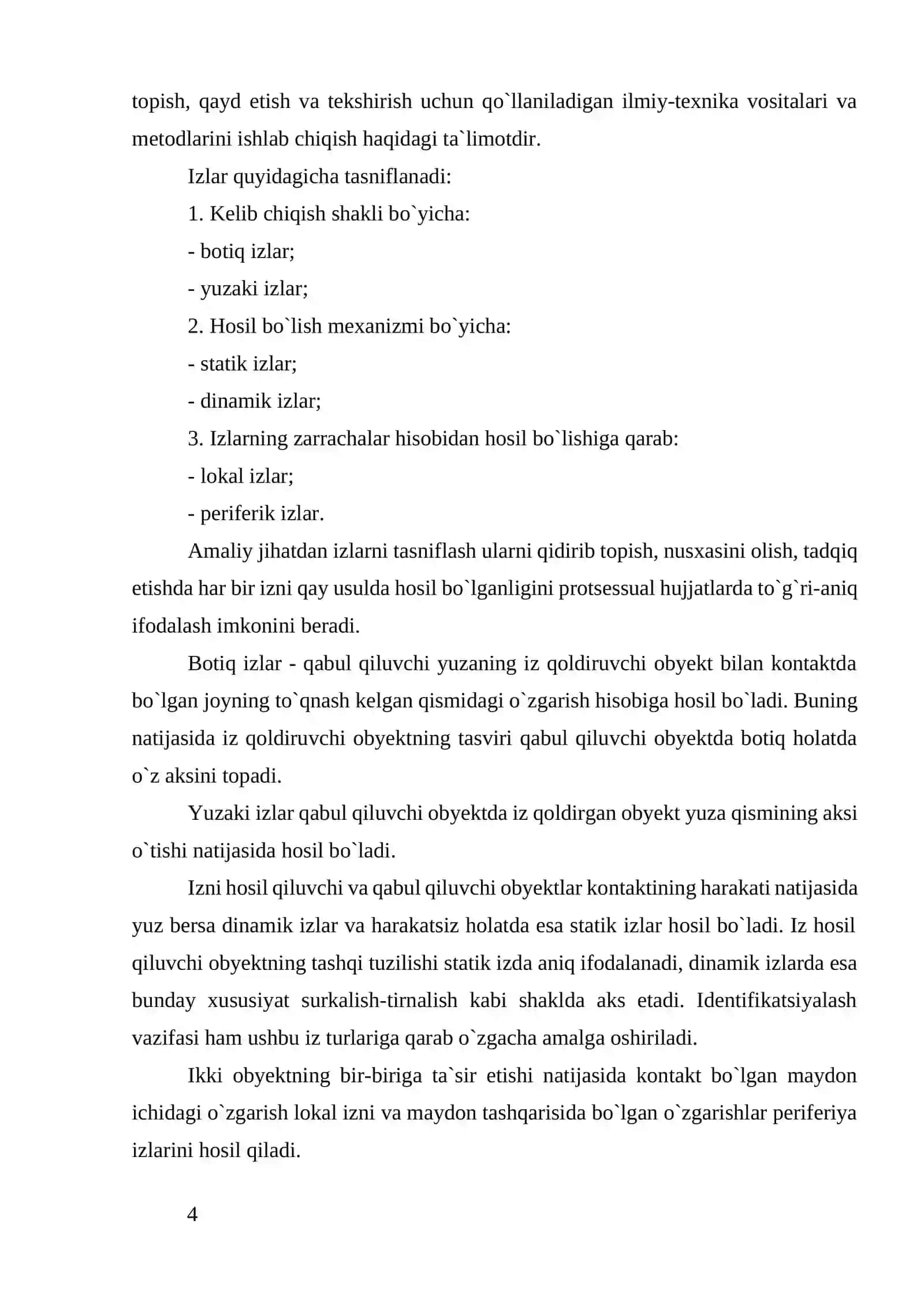 Kriminalistik trssalogiya 4