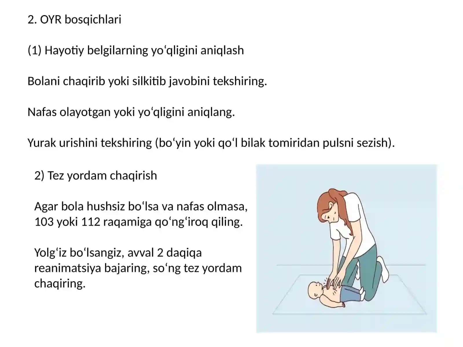 Bolalarda O‘pka-Yurak Reanimatsiyasi 4