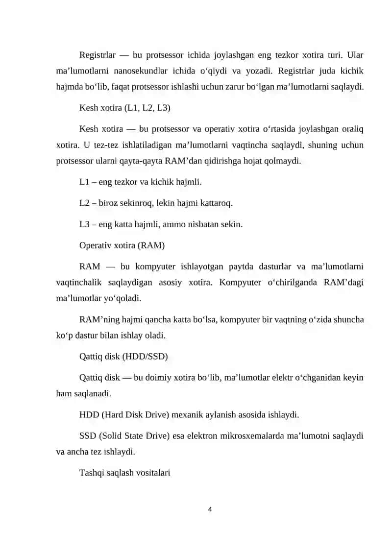 Kompyuter xotirasi 4