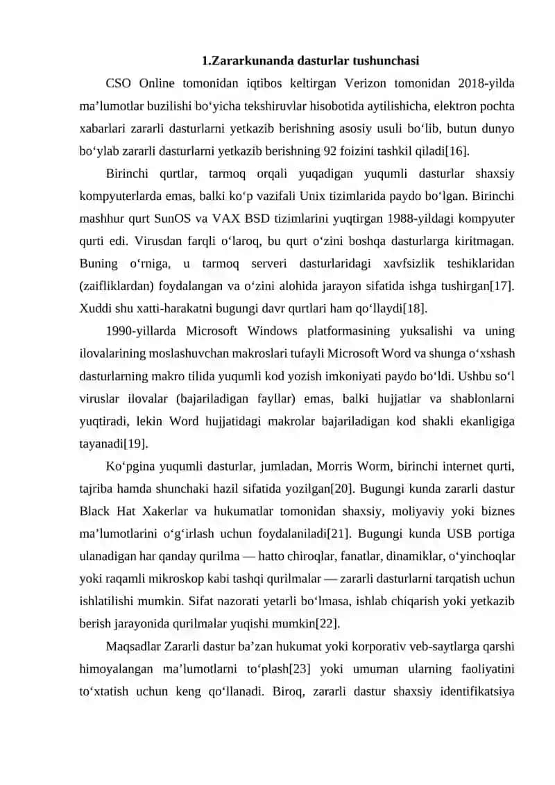 ZARARKUNANDA DASTURLAR VA ULARDAN HIMOYALANISH (MASALAN, MALWAREBYTES MISOLIDA). 4
