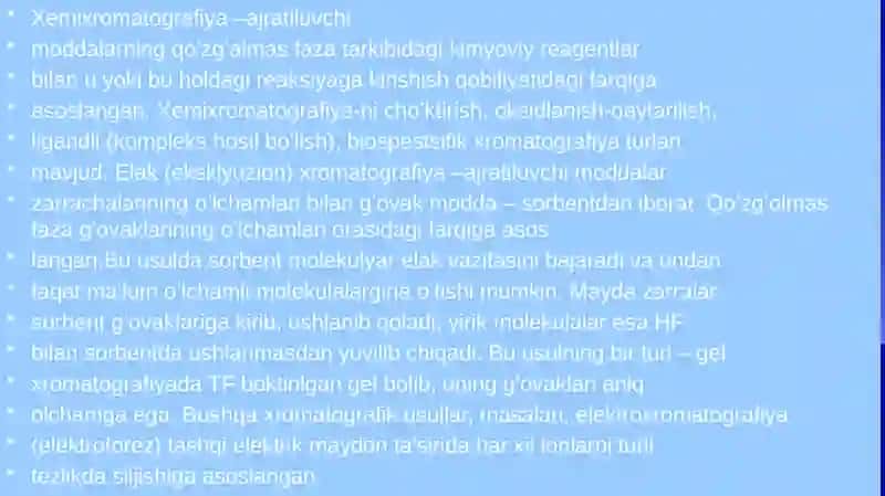 Ion Almashinish Xromatografiyasi 4