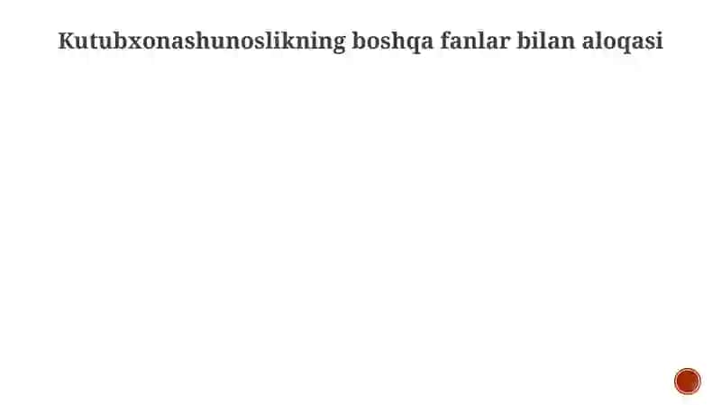 Kutubxona va axborotshunoslikni tasniflash 4