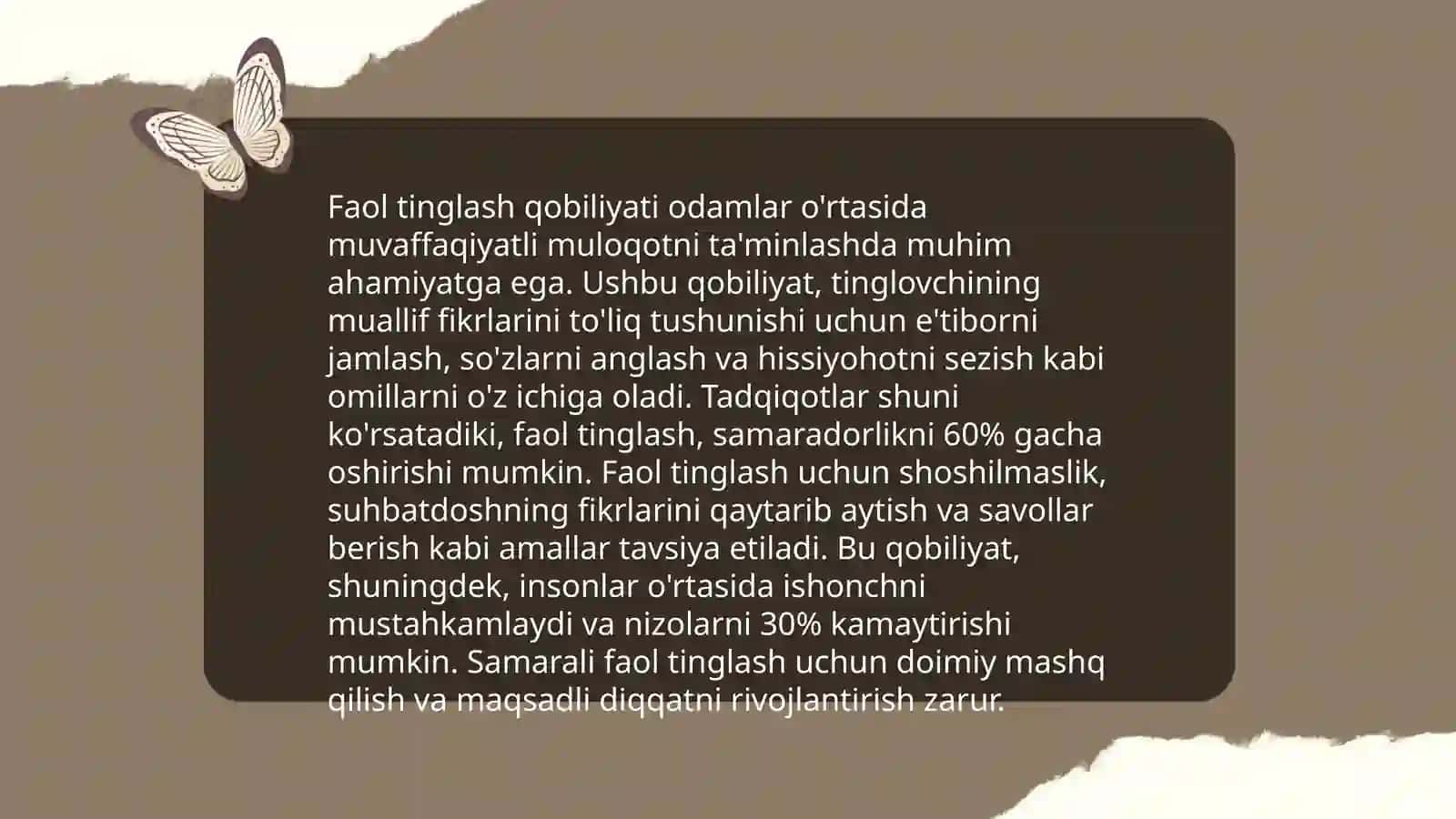 Oʻzaro ishonchning ahamiyati 4