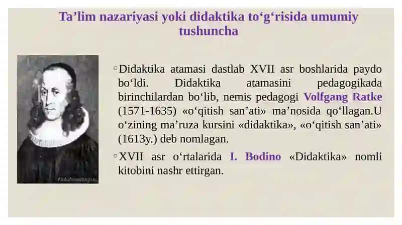 Didaktika ta’lim nazariyasi sifatida 4