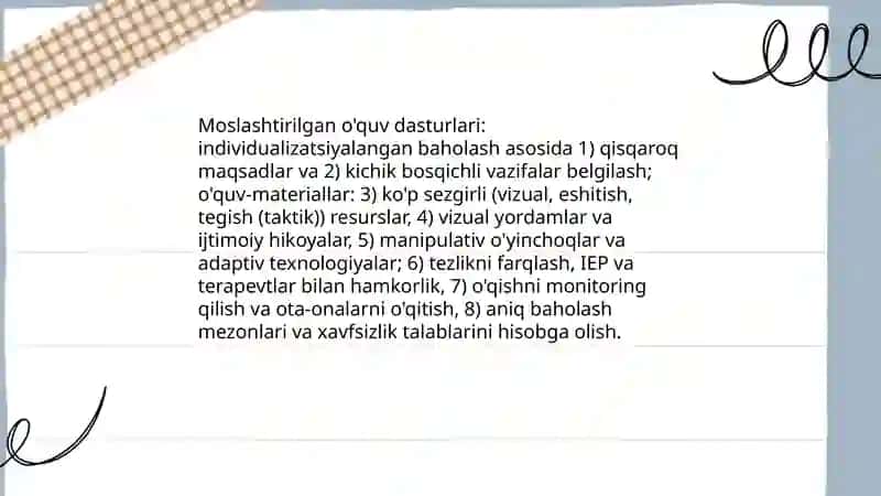 Ruxiy rivojlanishi sustlashgan bolalar ta'lim tarbiyasi 4