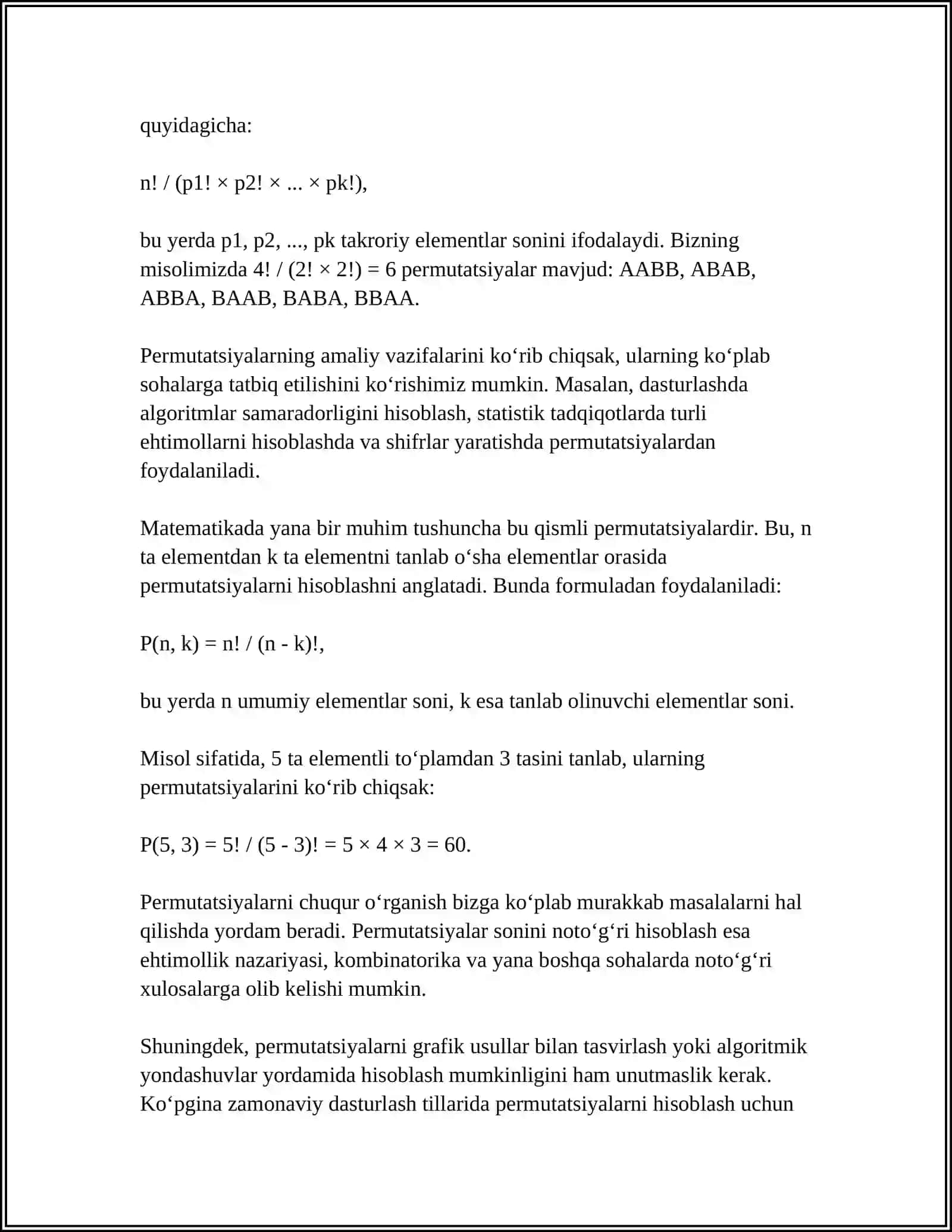 KAMBINATORIKA ELAMENTLARI 4