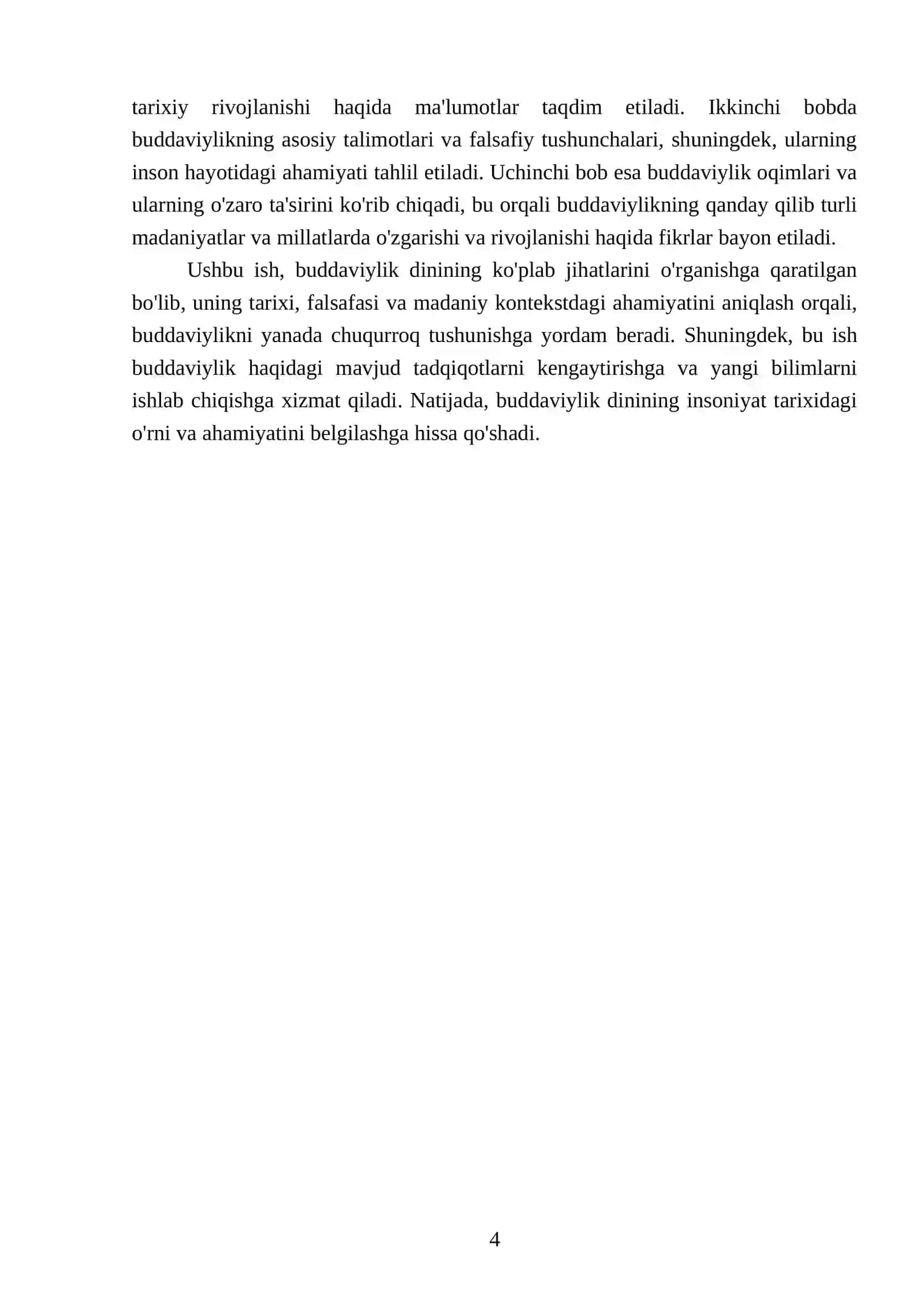 Buddaviylik dinining paydo bo‘lish tarixi, asosiy talimotlari, oqimlari va manbalari 4